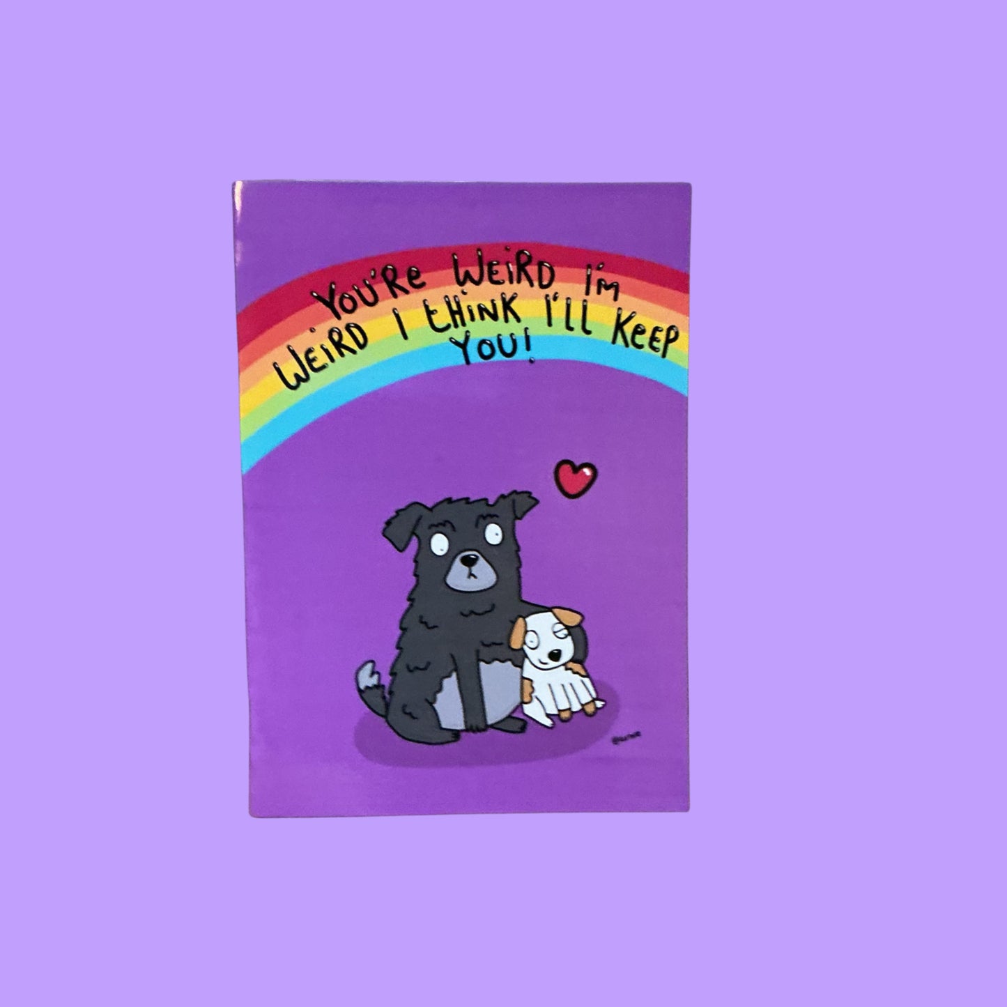 Your Weird I’m Weird A5 Glossy Greeting Card