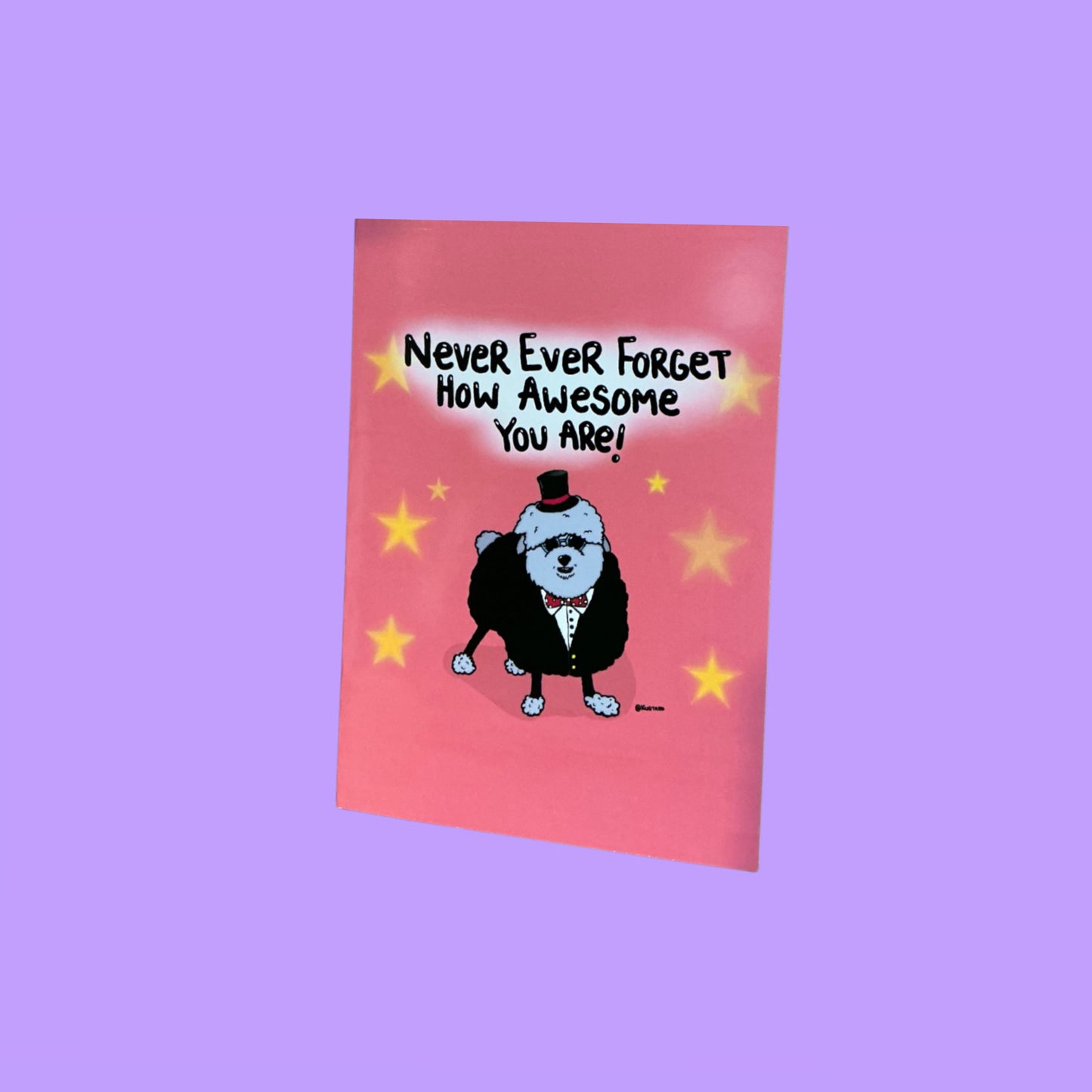 Never Forget A5 Glossy Card